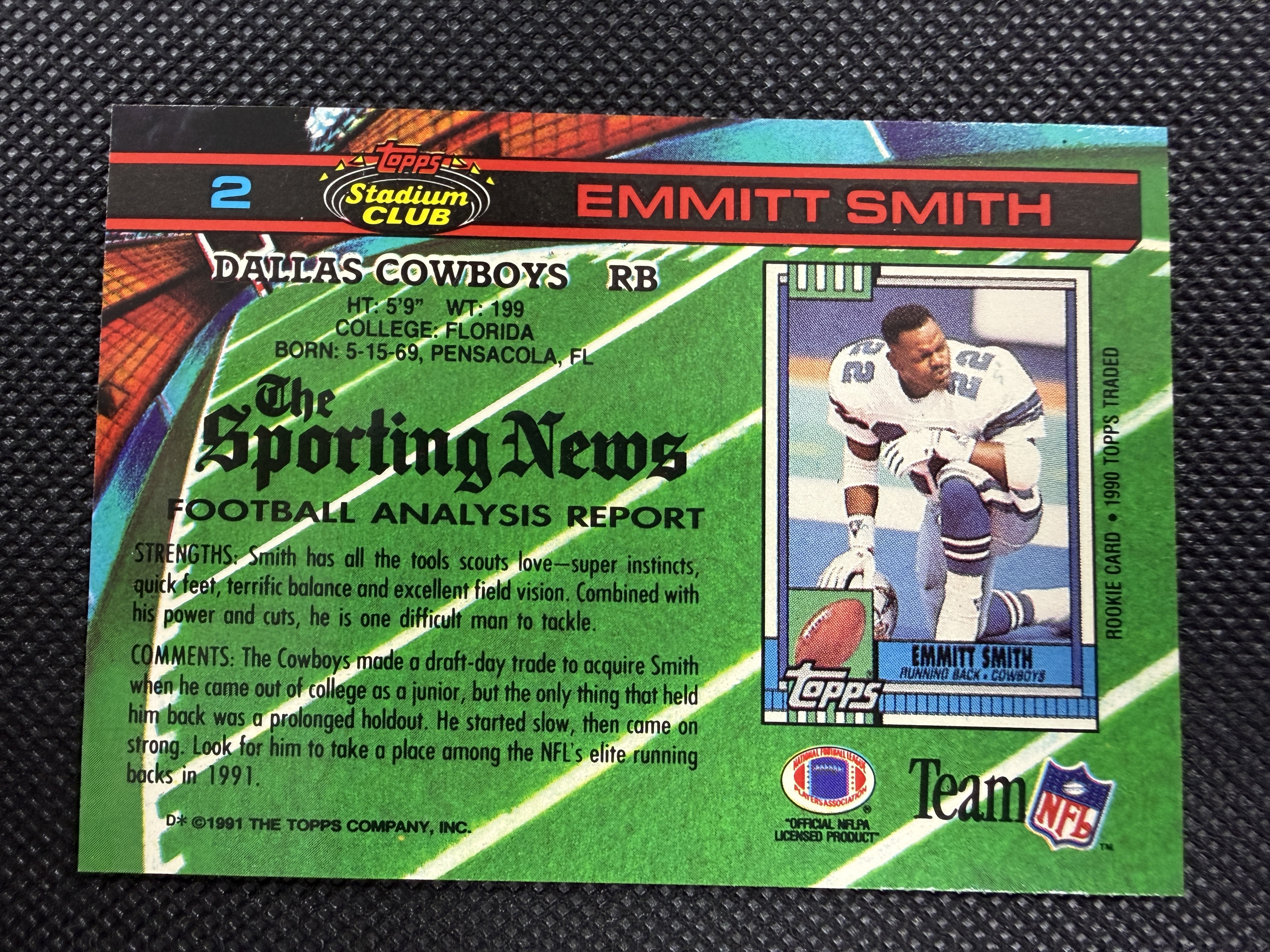 Cool Review About Emmitt Smith Topps Rookie Card